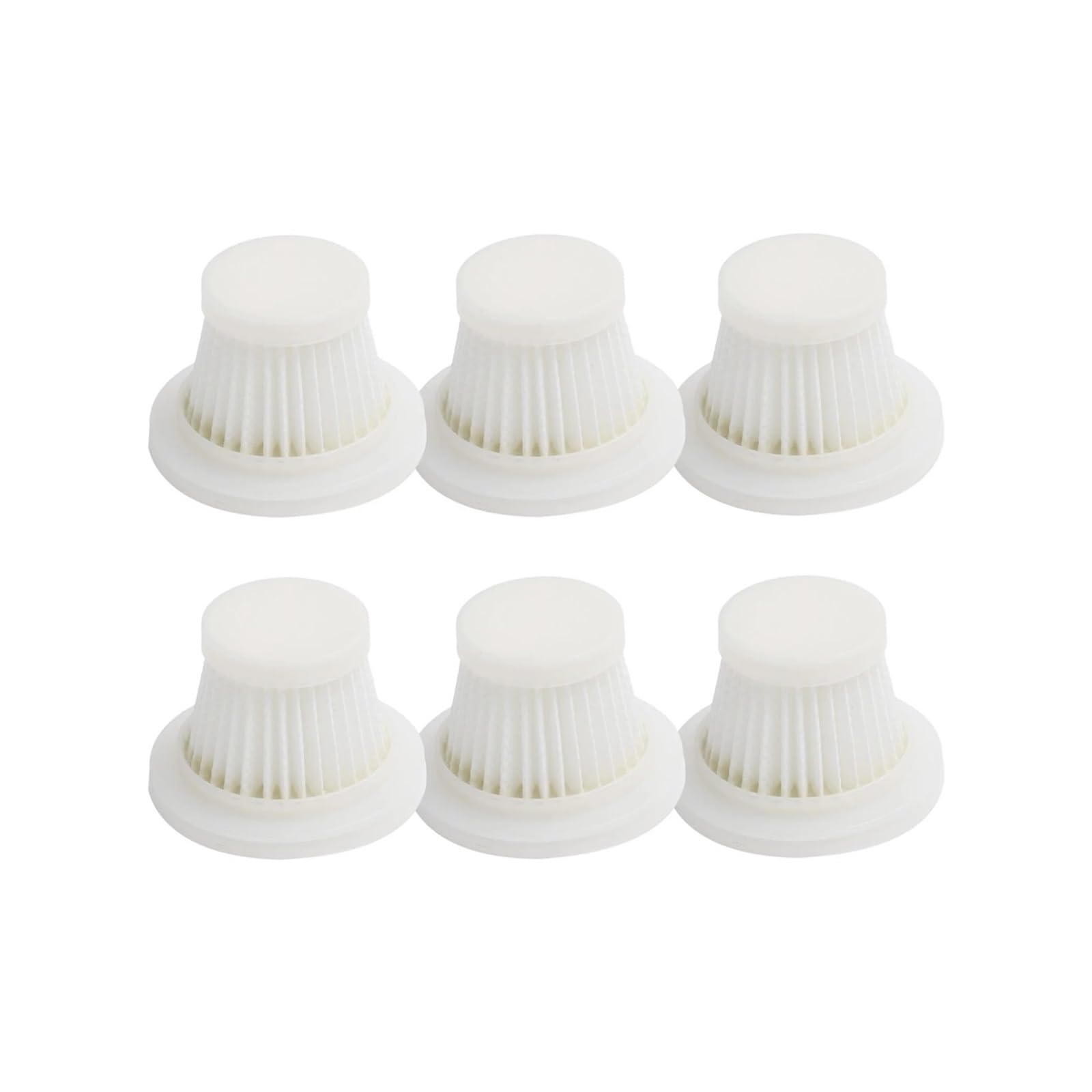 Sostituzione filtri lavabili riutilizzabili 2/6 pezzi | Compatibile con accessori for aspirapolvere for auto senza fili, parti di elettrodomestici(SET1)