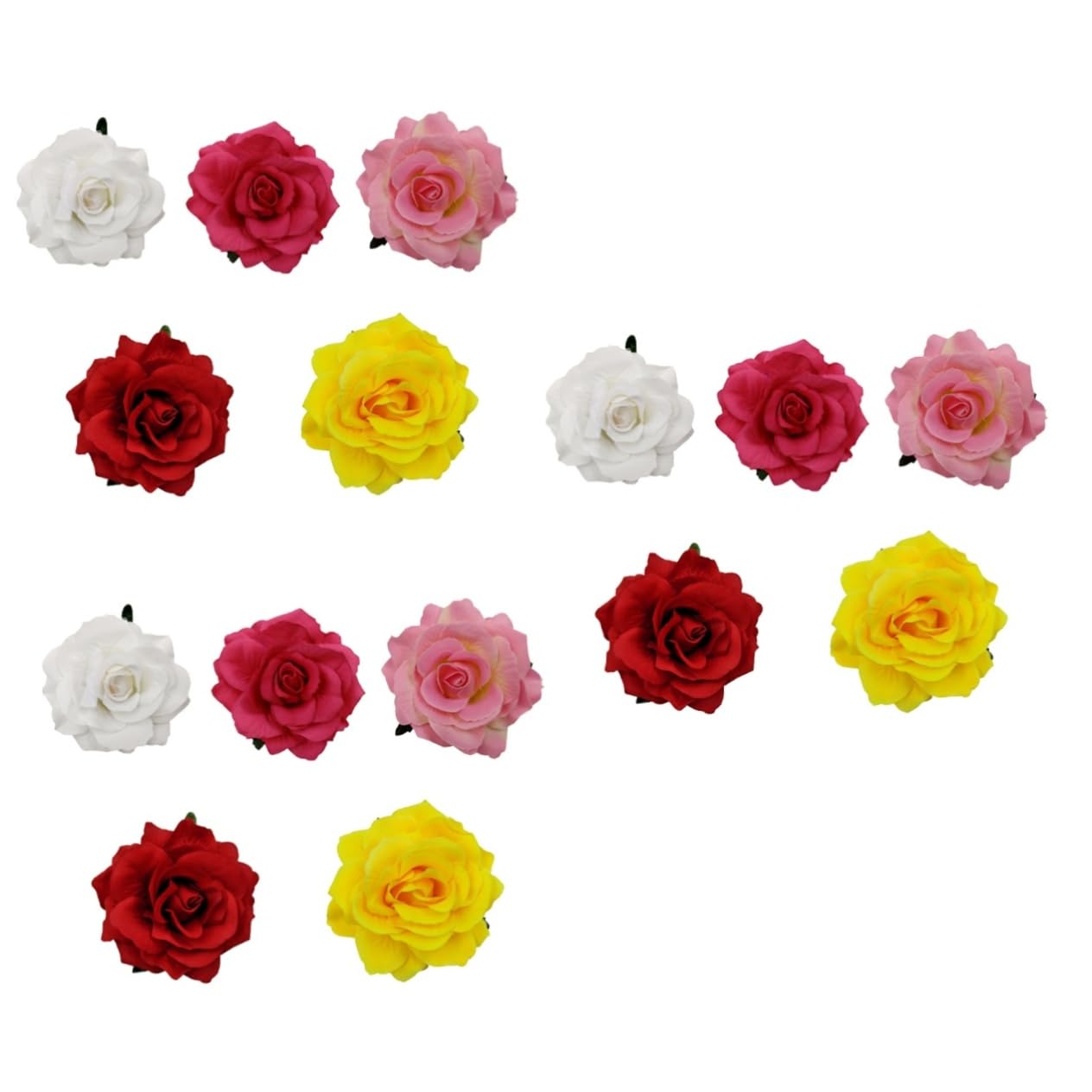 POPETPOP 15piezas Horquillas De Flores Simulación Para Mujeres Accesorios De Pelo Duales Para De Playa y