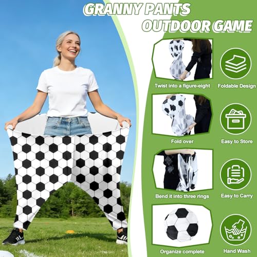 Image of Granny Pants Outdoor Game Set with 2PCS Oversized Granny Pants and 8 Bouncy Balls & 1 Air Pump(Random Color), Granny Pants Yard Game for Adults and Family Entertainment Group Activities