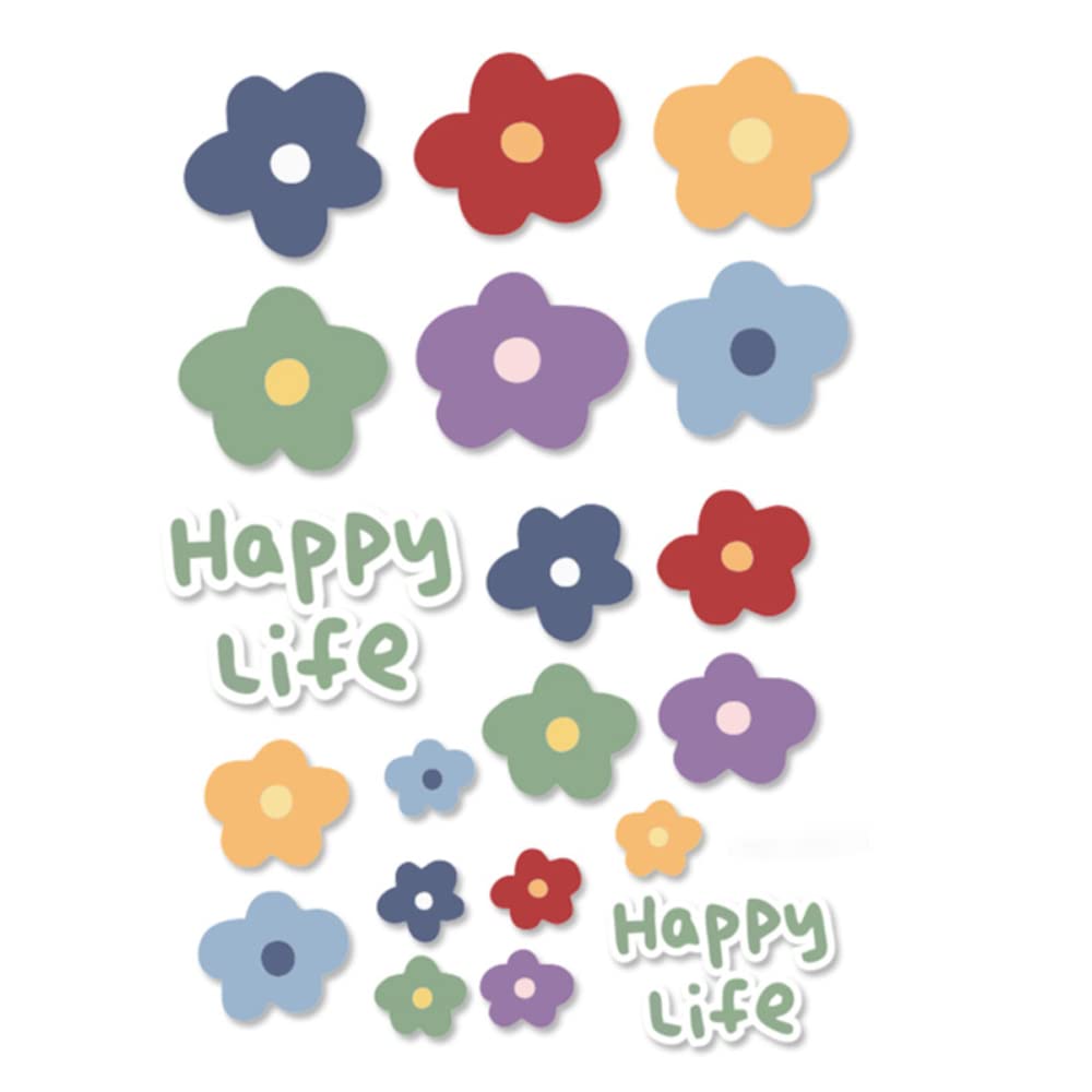 White Flower Vinyl Sticker - Waterproof Car Decal For Scratches & Sun Protection