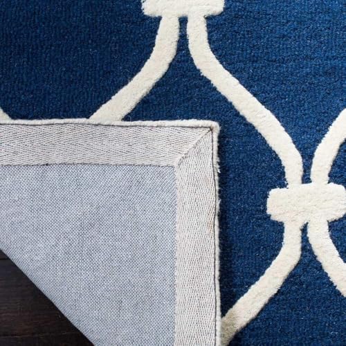 Image of Hand Tufted Wool Carpets Anti Shedding Rug Modern Carpets for Living Room Size 5x8 Feet