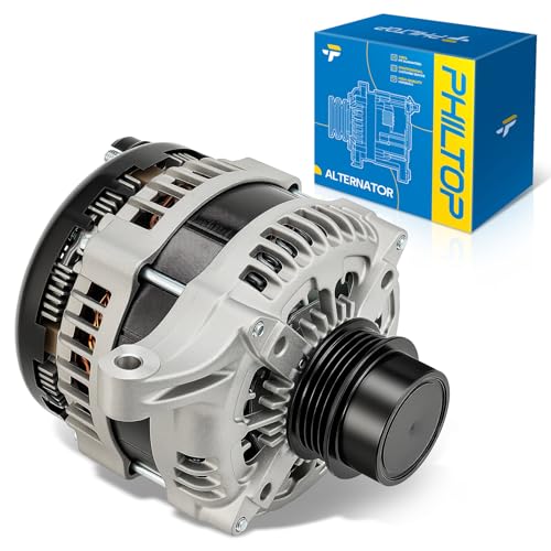 Image of PHILTOP 11665R New Alternator Compatible with 2013-2020 Ford Fusion L4 2.5L, 2015 Edge, 2013-2020 Fusion L4 2.0L, 175Amp High Output Alternator Replace 104210-6561 400-52410R TN104211-0310