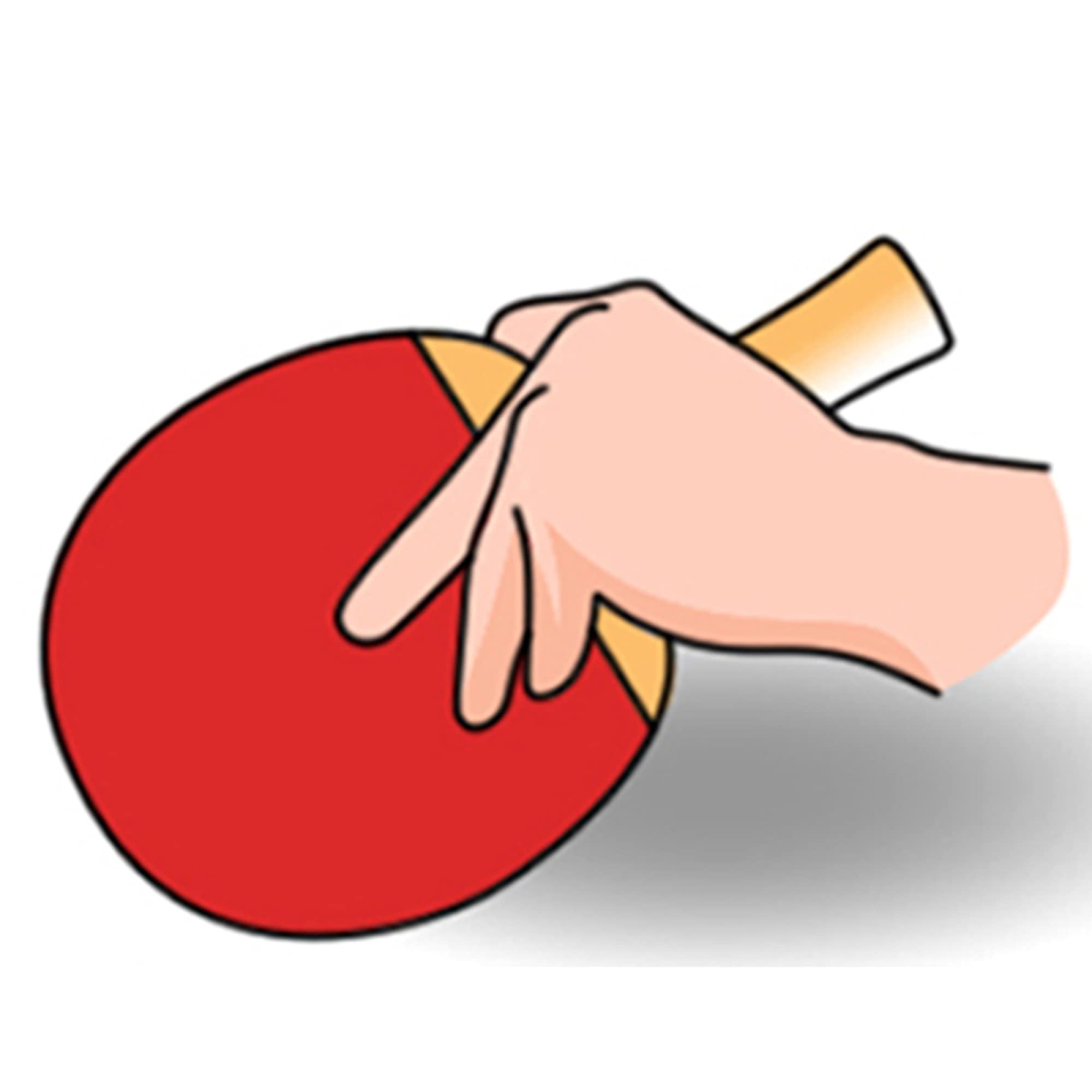 Racchette da tennis da tavolo, Set da ping pong sportivo for principianti for attività familiari, scuola e club sportivi/manico doppio/corto