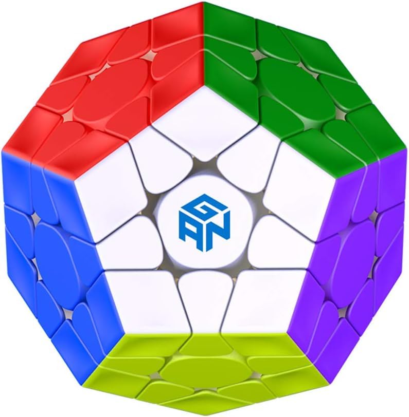 GAREGEAR GAN Megaminx M, Pentagonal Magnetic Speed Puzzle Cube, Stickerless