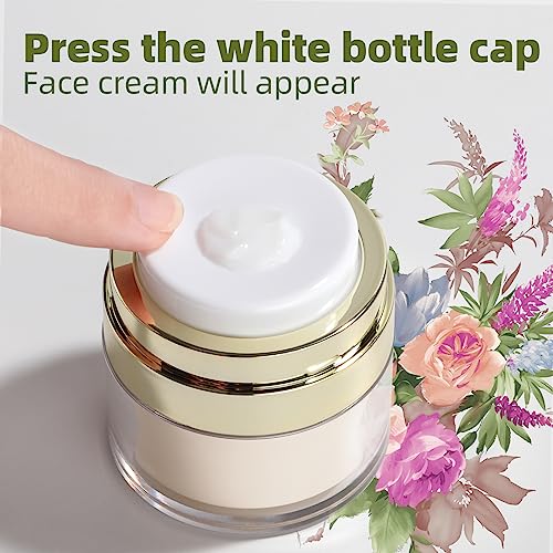 JPNK-Airless-Pump-Bottles-Empty-Cosmetic-Container-with-Silicone-Spatula-Set-for-Creams-Gels-Lotion-Toiletry-New-Gold