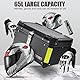 MOCOERL Motorradkoffer Topcase schwarz große Kapazität 60L -Wasserdicht ABS Plastik Top Case Gepäckträger Koffer Motorrad Box-Universelle Befestigungshalterung