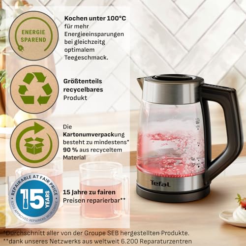 Tefal Express elektrischer Wasserkocher, 1,7 L, Griffsteuerung, Farbanzeige – Bild 5