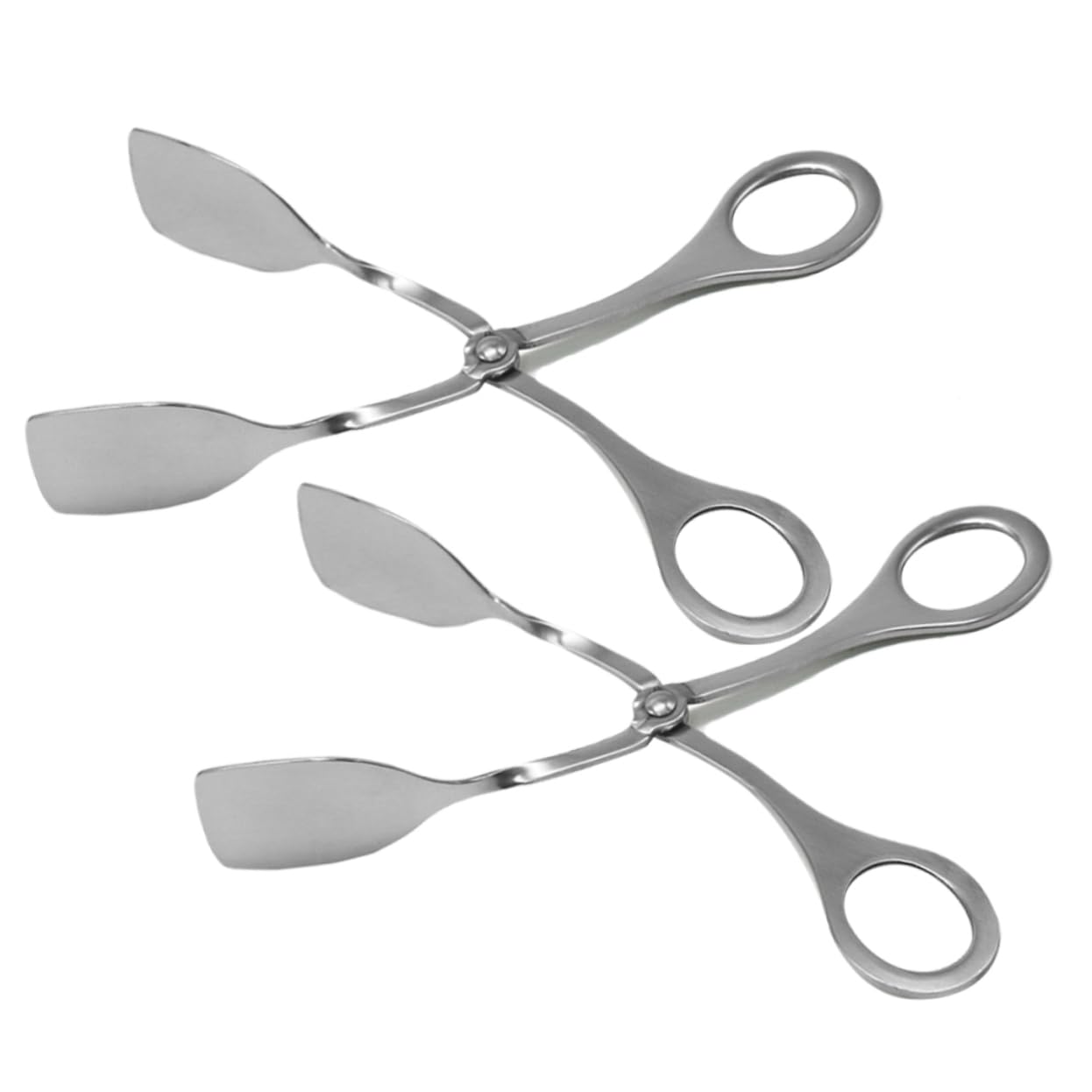 SUPVOX 3 Juegos Pinzas De Cocina Escaldado Colador Pinzas Para Pasta Tendedero De Cocina Servicio Pinzas De Ajo Estante Abrazadera Cocinando Embutido Silver Acero Inoxidable 2 Piezas * 3