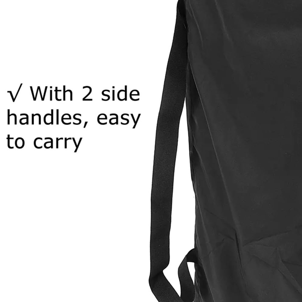 Bolsa de almacenamiento para tienda de campaña al aire libre, bolsa de lona impermeable con cuerda ajustable, doble asa para toldo de cenador, 3 x 3 m, 3 x 4,5 m, 3 x 6 m (S 140 x 34 x 34 cm)
