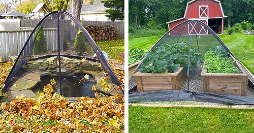 EasyPro PCT1014 Heavy Duty Deluxe Pond and Garden Cover Protective Tent Dome Netting | 10 x 14 ft...