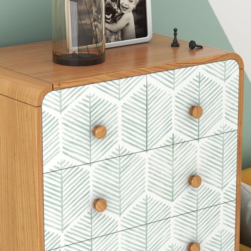 Image of OSECAGE Modern Peel and Stick Wallpaper Boho Contact Paper 17.3''x276''