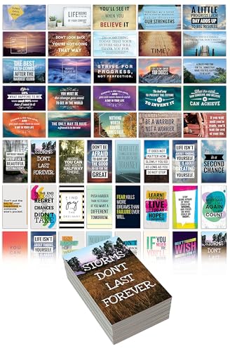 Better Office Products Motivation Inspiration Affirmation Cards, 120 Pack, 2