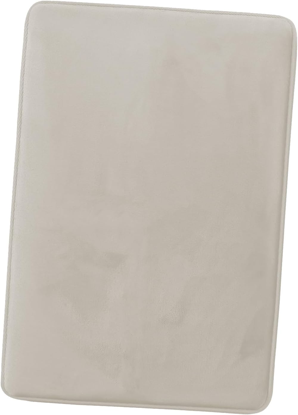 Clara Clark Bathroom Rug 32" x 20"- Bathroom Rugs, Memory Foam Bath Mat, Plush, Cozy, Ultra Soft, Non Slip, Machine Washable, Quick Dry - Linen