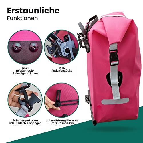 Bomence Borse da bicicletta per portapacchi, 100%