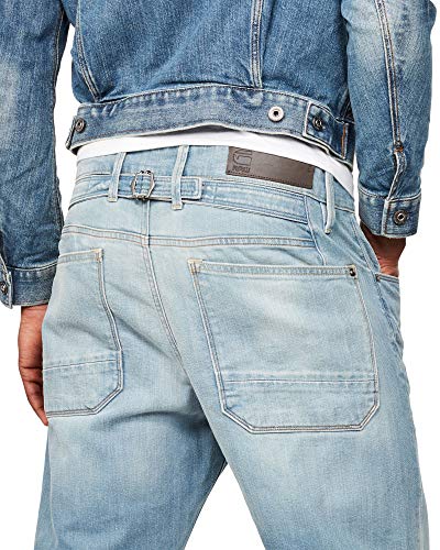 G-STAR RAW Men's Loic Relaxed Tapered Jeans, Blu