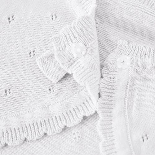 Fall Cute Cardigan for Girls Fall Trave Bow Closure Knitted Bolero Shrugs Cropped Kids Long Sleeve Sweater 0-10 Years4