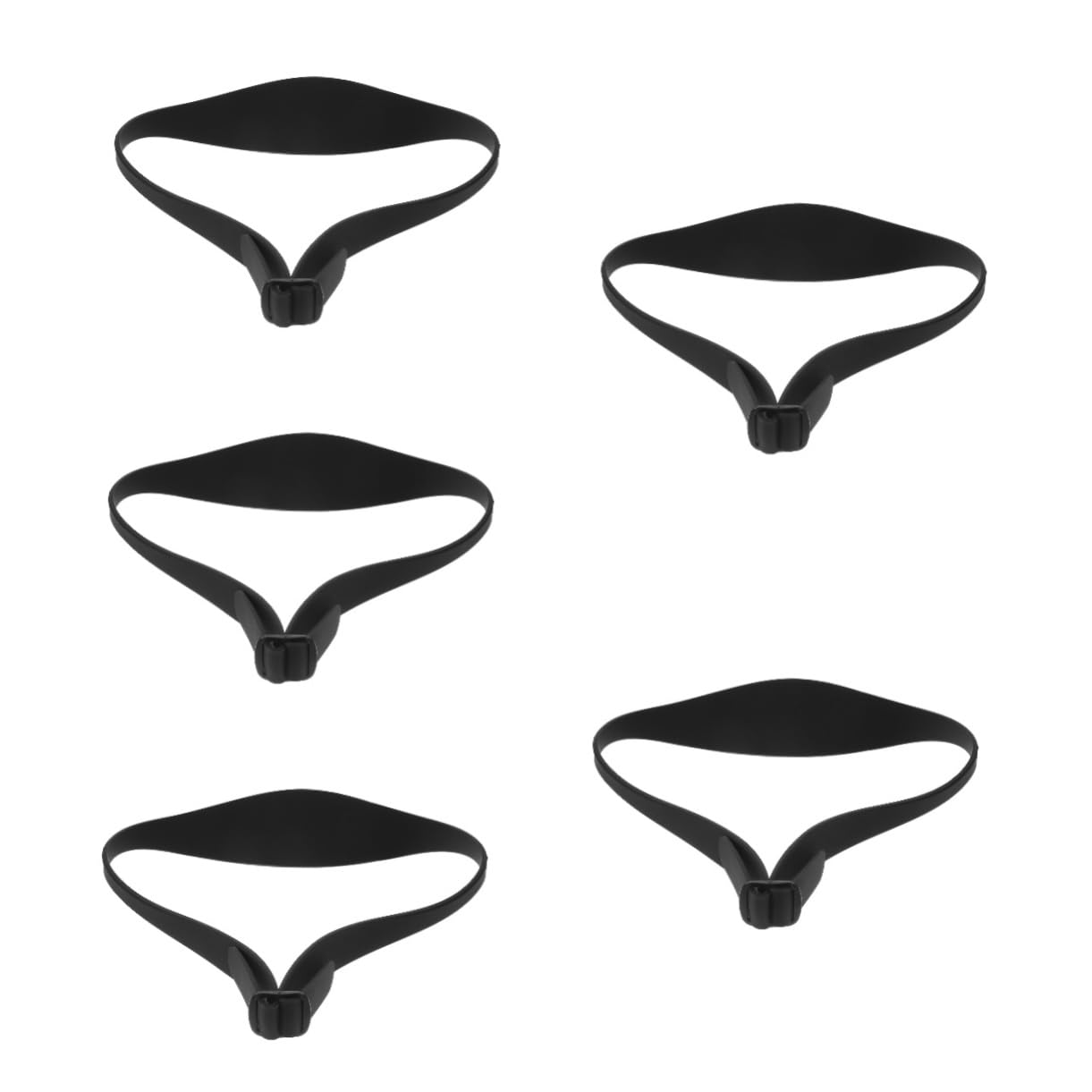 FRCOLOR 5pièces Guide De Coupe De Cheveux Réglable Silicone Pour Rasage De Nuque Outil De Modélisation Pratique Pour Coiffure à Domicile Et Salon