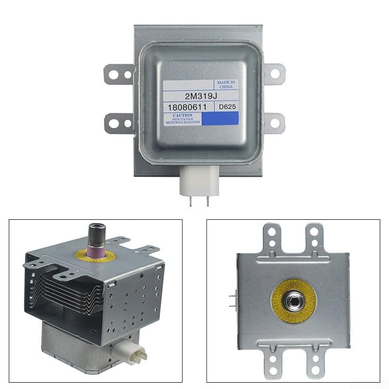 Magnetron 2M319J-930 Four à micro-ondes 1000 W 2450 MHz Refroidissement par air Longue plaque de base avec montage 35 x 115 mm