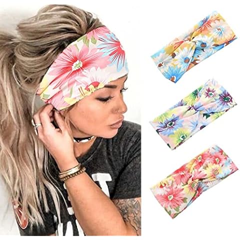 Zoestar Diademas bohemias con flores de sol (paquete de 3) Cover