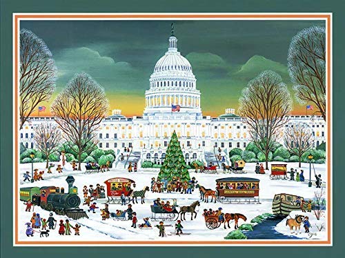 Colors of the Capitol, Boxed Holiday Cards, Qty 12, 5"x7" A7