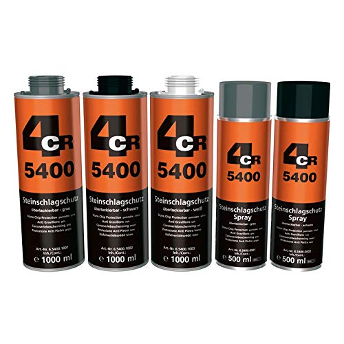 4CR Stone Chip Protection- Paintable Grey- 1000ml