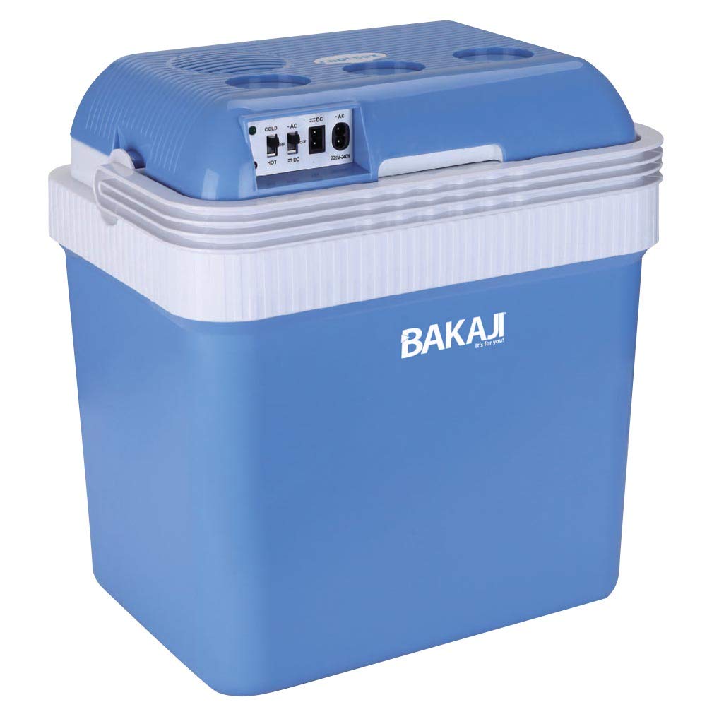 Bakaji Frigorifero Elettrico 24LT 12/220V Portatile Caldo Freddo 41x30x45 cm