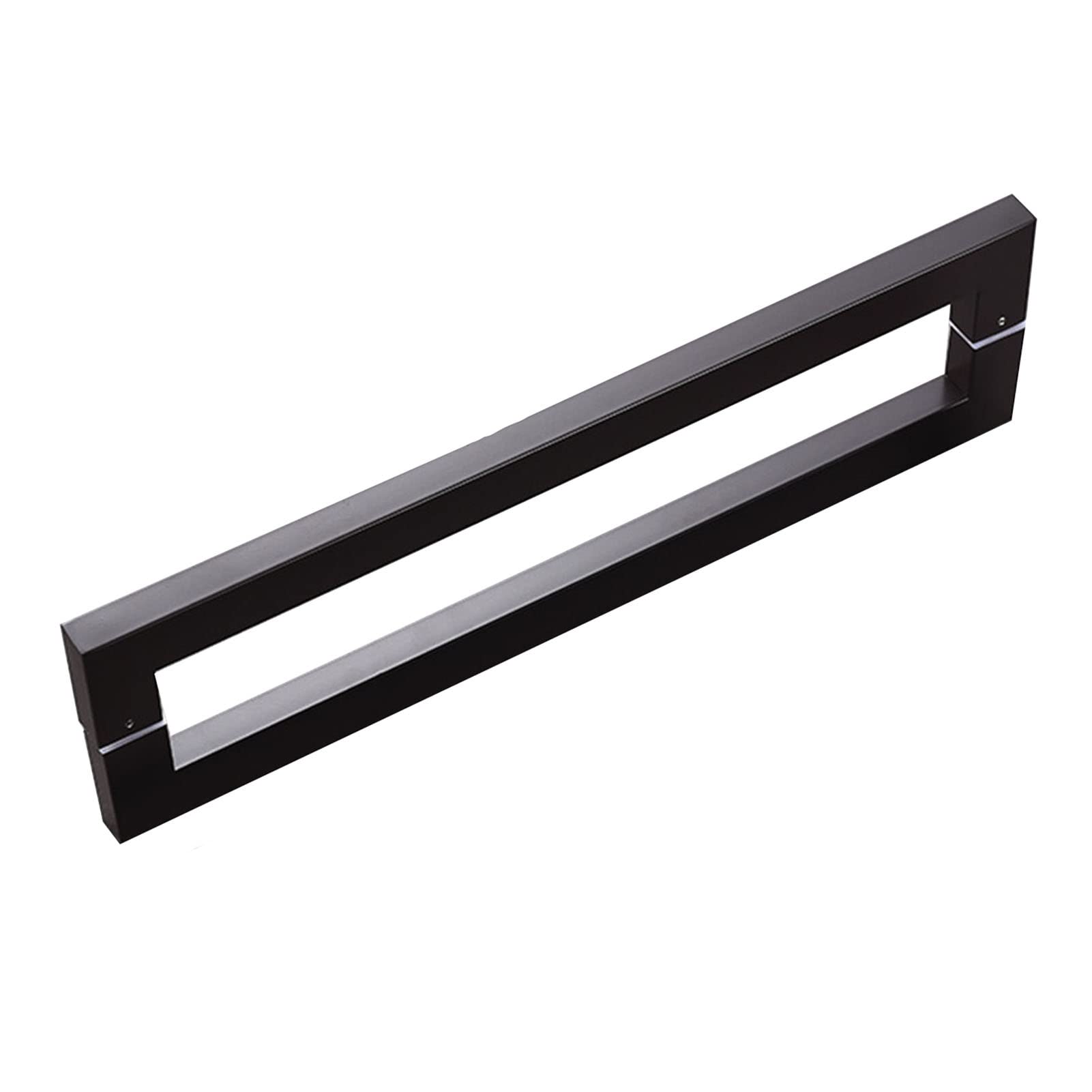 SaryEdge Stainless Steel Double-Sided Push-Pull Door Handle,Square Shape Sliding Door Handle, Barn Door Handle, Interior Exterior Showe,-L:80cm(31.4in)/76.2cm(30in),-L:80cm(31.4in)/76.2cm(30in)