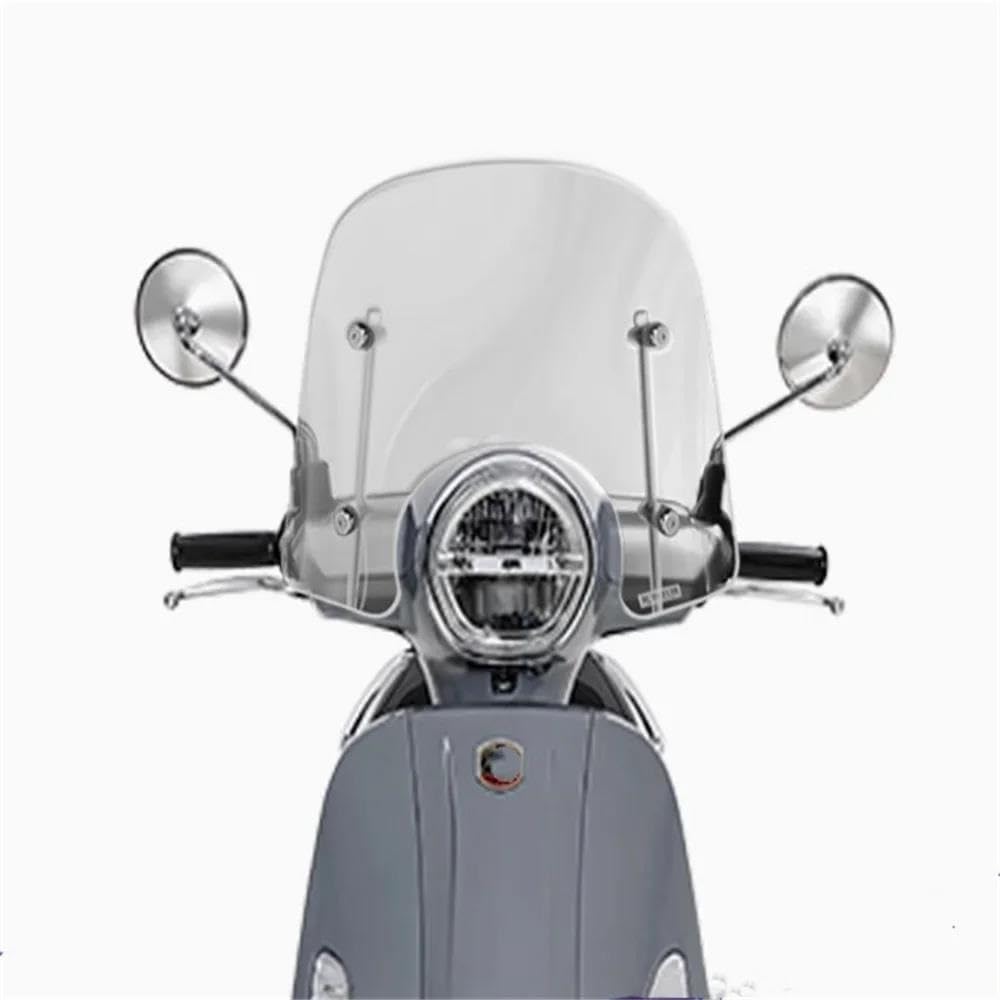 Dla SYM Fiddle5 Fiddle150 Szyba Przednia Motocykla Modyfikowana Przedłużenie szyby motocykla(A 23cm Without bracket)