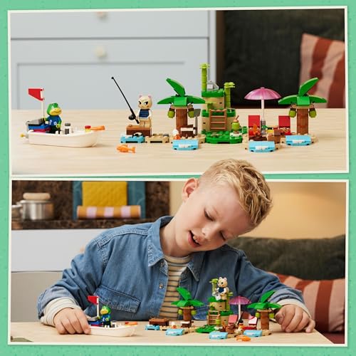 Animal Crossing Tour in Barca di Remo, Giochi Creativi per Bambini e Bambine da 6 Anni con 2 Personaggi della Serie di Videogiochi Incluso Scott lo Scoiattolo, Idea Regalo di Compleanno 77048 - Lego - Immagine 9