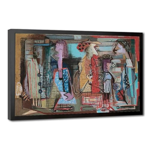 Toile Norman Lewis WCYB pour bureau - Rompez la monotonie de vos murs avec ce cadre 20x30 cm