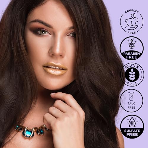 Mynena GLT Diamond Lips | Copper With Gold Metallic Finish Lip Gloss thumb #2
