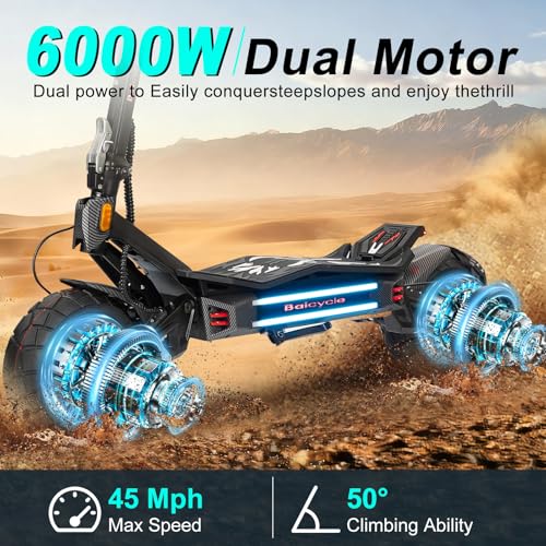 Electric Scooter Adults 1600/4000/6000W Motor 50 Miles Long