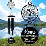 37'' House Warming Gifts New Home Wind Chimes,Housewarming Gifts Ideas for Women, Men, Couple, New Homeowner,Outdoor Decor for Patio,Garden,Yard