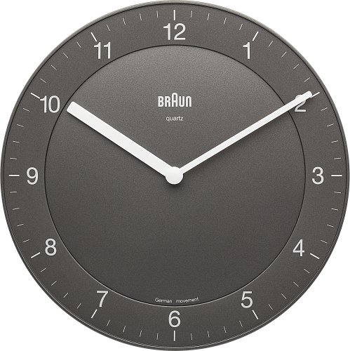 Preisvergleich Produktbild Braun BNC006GYGY Klassische analoge Quarz-Wanduhr