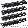 Adjustable Grill Heat Plates For Nexgrill, Dyna Glo, Charbroil, Brinkmann Grill Replacement Parts, Universal Heat Shields, Heat Tents, Burner Covers, Grill Guard, Heat Deflector, Heat Diffuser 4 Pack.
