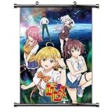 Super HXEROS (Dokyu Hentai HxEros) Anime Fabric Wall Scroll Poster (16x23) Inches [A] Super HXEROS-1