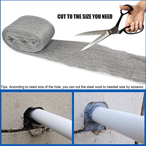 Smaringrobot STEEL WOOL FILL FABRIC 2Pack Steel Wool Mice Control thumb #2