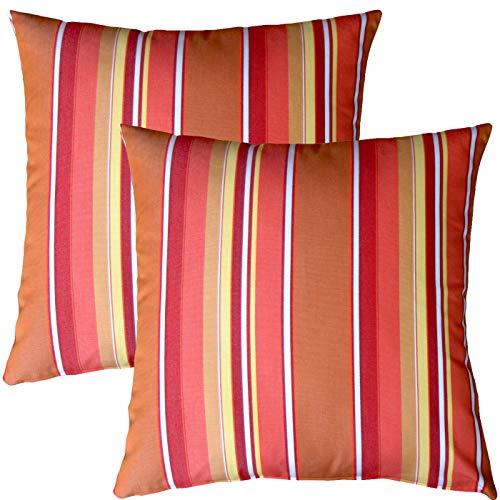 PILLOW DÉCOR Sunbrella Outdoor Pillow, Dolce Mango, 20