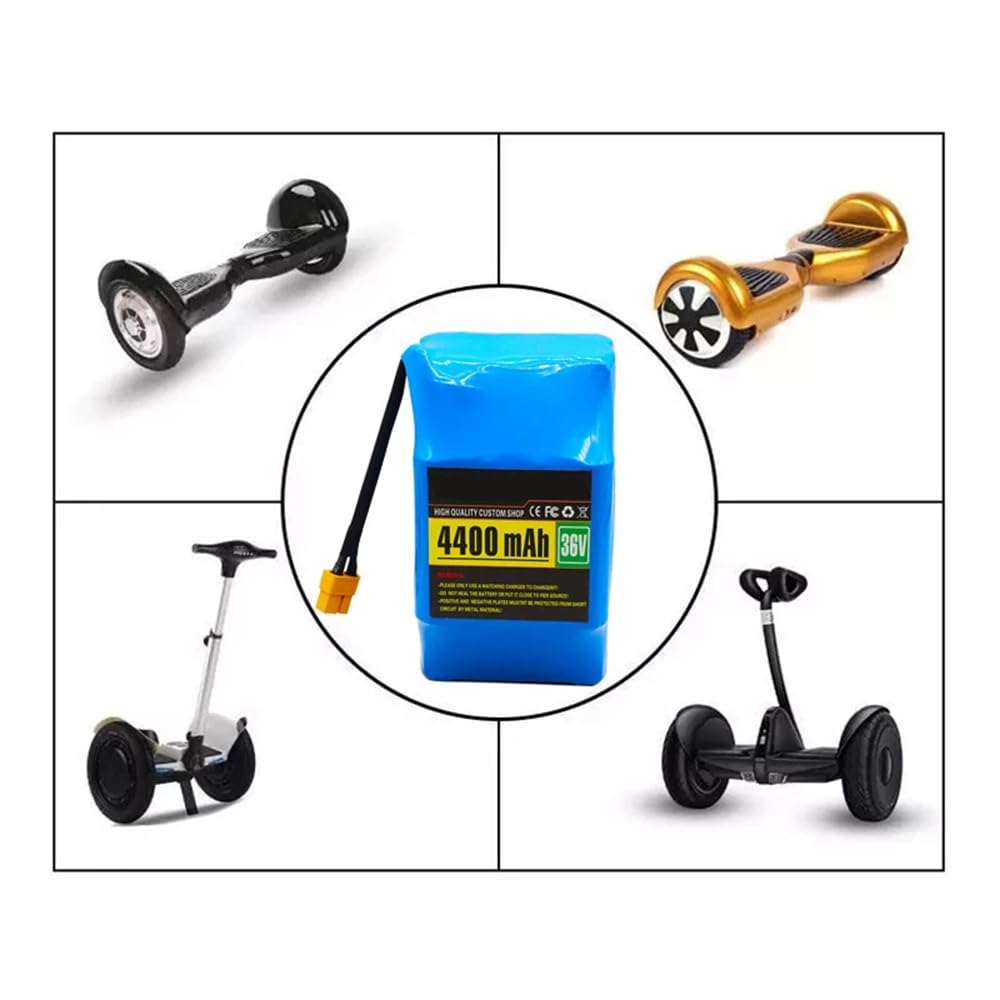 Batterie Lithium-ION 36 V 4,4 Ah pour Hoverboard électrique (10S2P) 36 V 4 400 mAh pour trottinettes électriques et Planches Auto-équilibrées