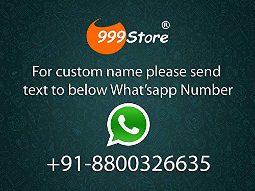 Image of 999STORE Mdf Name Plate (18 x 10 inch, Multicolour)