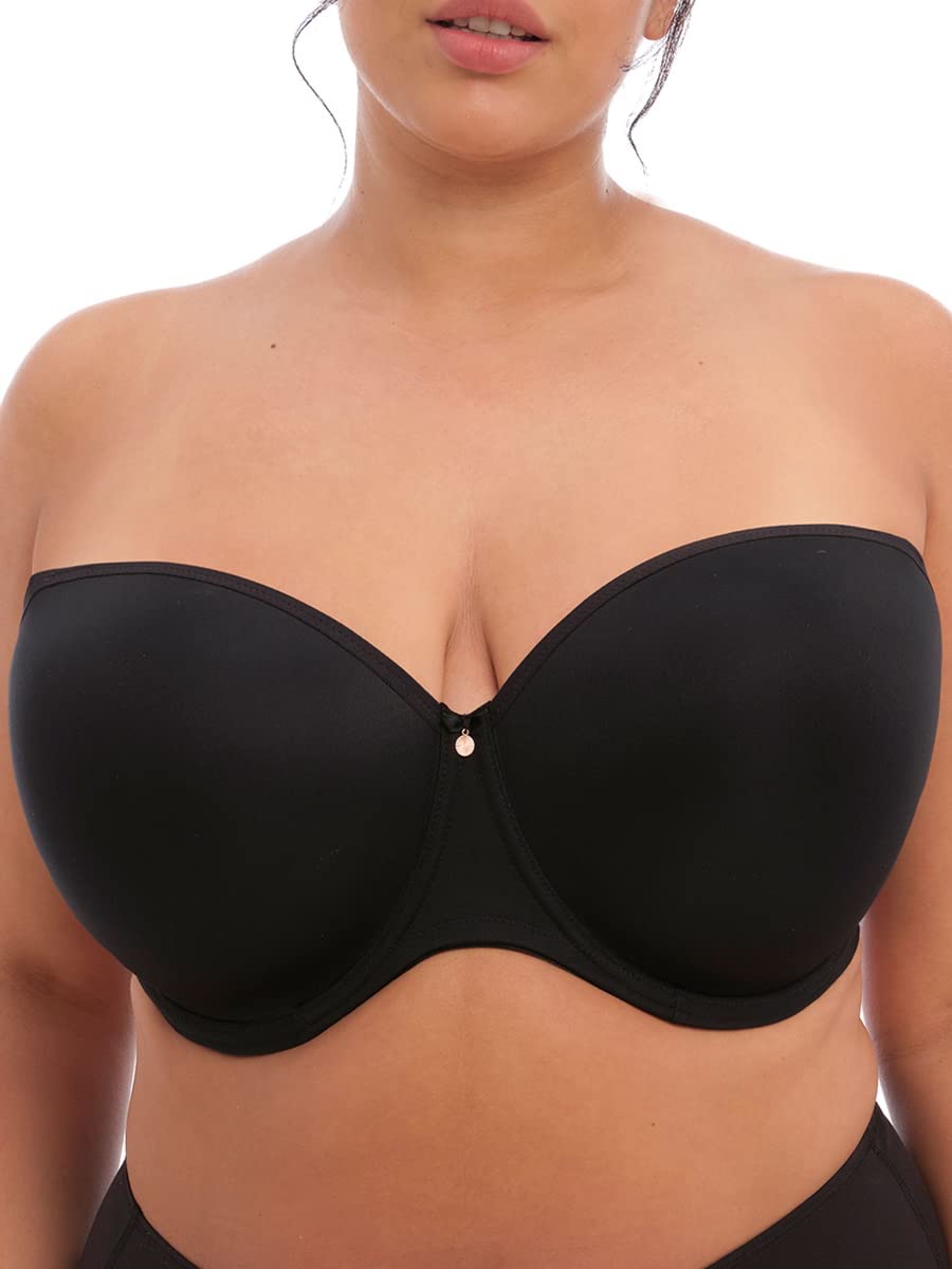 Elomi Smooth Moulded Strapless BH Schwarz 95G