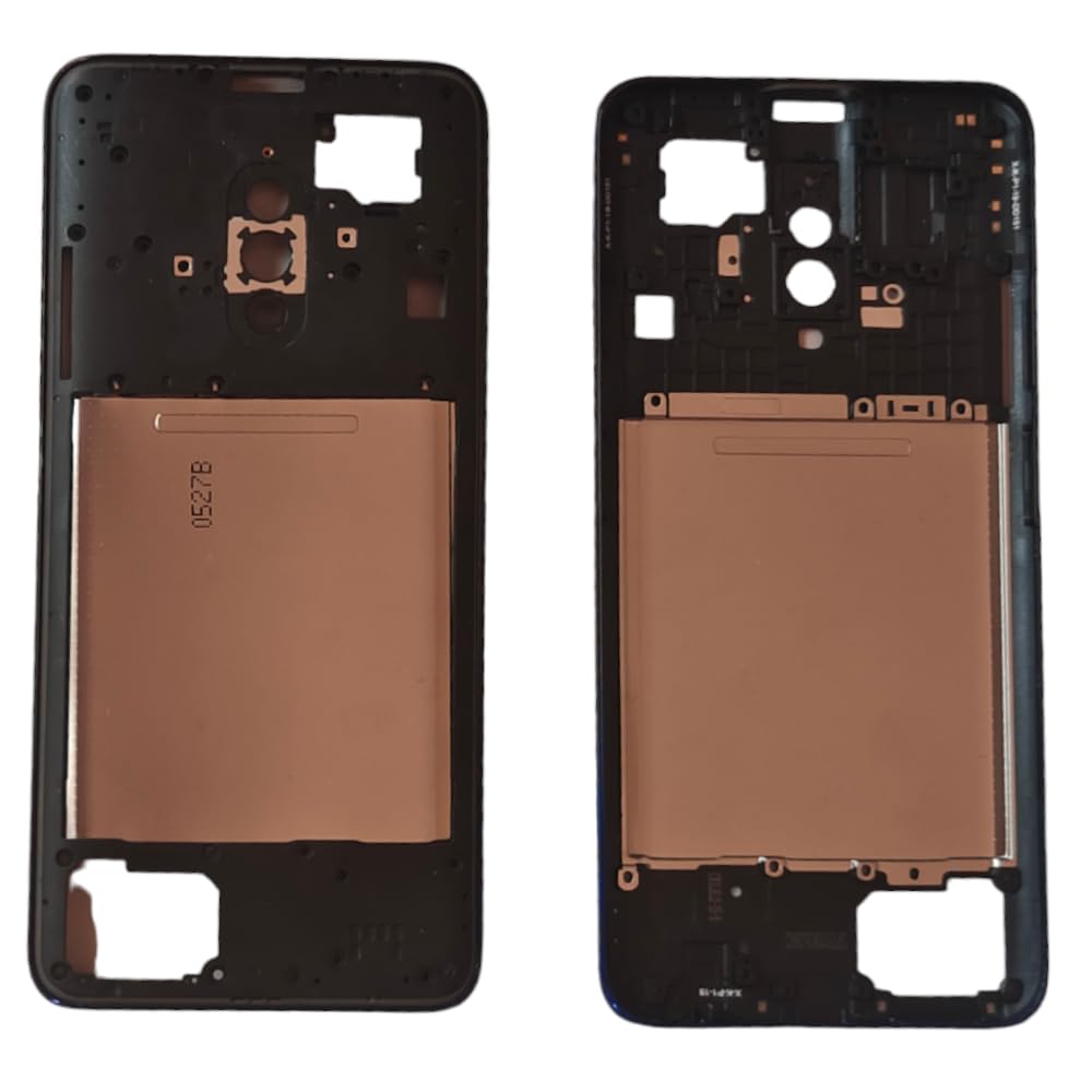 PS FORTUNET Middle Frame Housing Rear Bezel Plate Chassis Replacement Part for Realme X RMX1901 Punk Blue