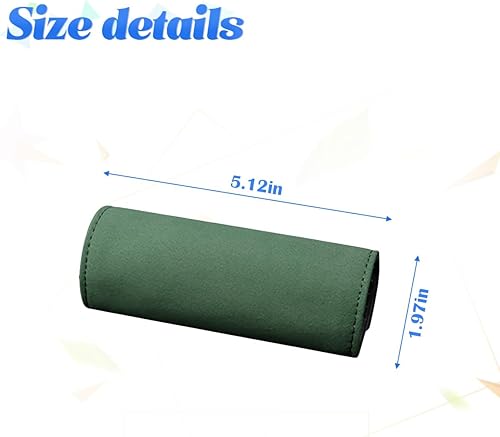 Miniatura 8 de 2 protectores de manija de puerta interior de automóvil, cuero duradero, cubierta antiarañazos para manija interior de puerta trasera delantera,