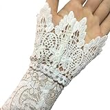 Elegante Spitze zum Aushöhlen von Handgelenken, Modeschmuck, Häkeln, Handgelenk, Decke, elegant, für Damen, Mädchen, 1 Paar