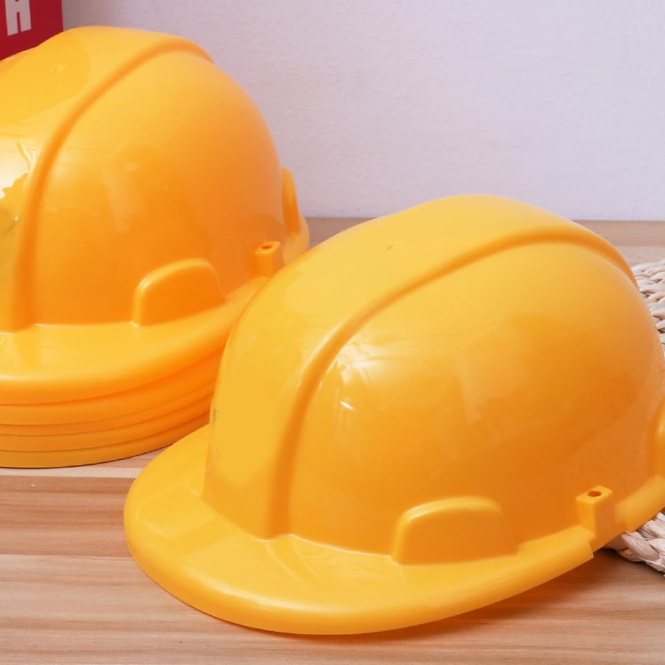 OATIPHO Kids Construction Hard Hat 8.46 Inch Simulation Safety Helmet Educational Role Play Toy 6 Pack for Child Creativity and Development - Image 4