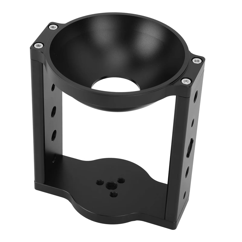Support de tête de trépied en métal Riser polyvalent Hi-Hut Riser en alliage d'aluminium Hi-Hut Riser avec adaptateur de coque de 100 mm pour trépied de photographie