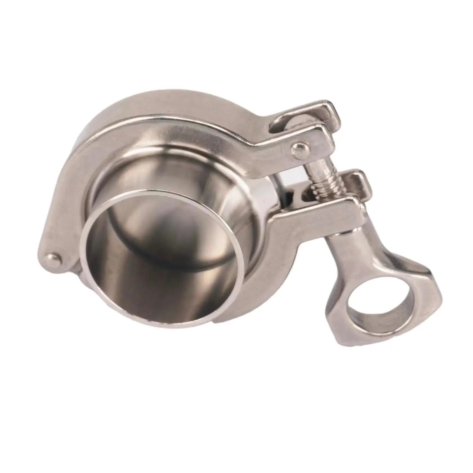 AARTERZZA A Set 57mm Tri Clamp Weld Ferrule + Tri Clamp + Silicon Gasket + End Cap 304 Stainless Steel