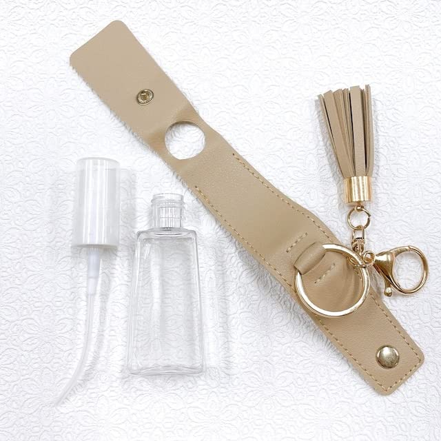 Amazon.co.jp: 【レザー調 タッセルケース付き スプレーボトル】30ml