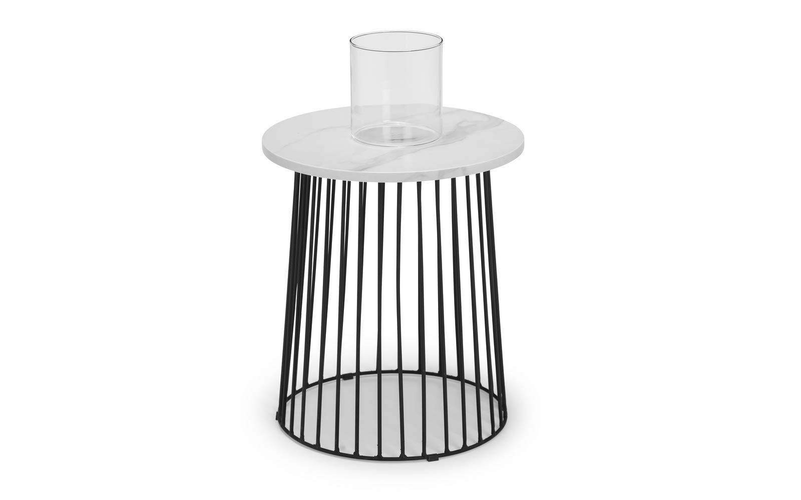 Julian Bowen Broadway Marble Effect Lamp Table