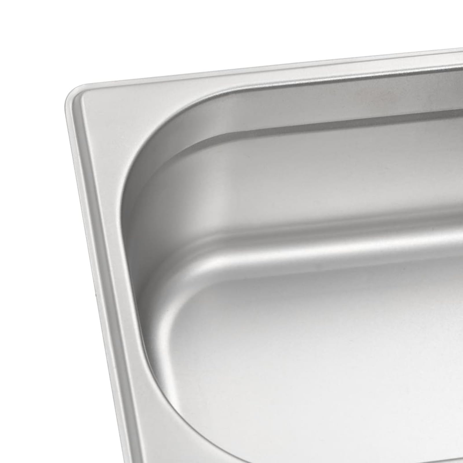 LAPOOH Contenitori Gastronorm 8 pz GN 1/4 100 mm in Acciaio Inox,Accessori Strumenti Cucina,Accessori per scaldavivande a Vapore,Vaschette per scaldavivande a Vapore(SPU:50902)